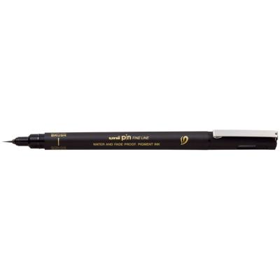 ლაინერი UNI PIN BR Extra fine line Brush Marking  შავი PINBR-500EF Black