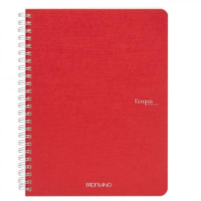 ალბომი ჩანახატებისთვის FABRIANO EcoQua Spiral A5 90გრ. 70ფ 19148006 Red 