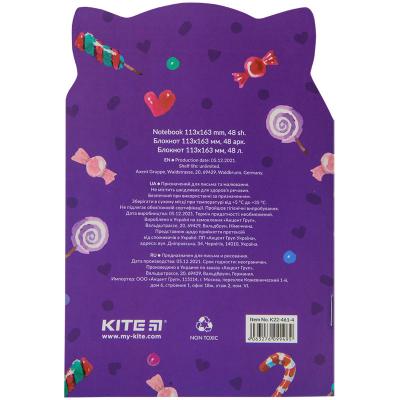 ბლოკნოტი KITE 48ფ K22-461-4 Black cat