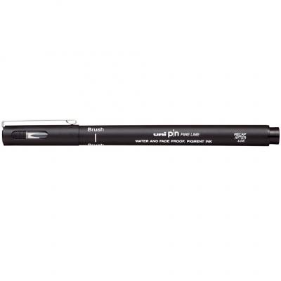 ლაინერი UNI PIN BR fine line Brush Marking  შავი PINBR-200 Black