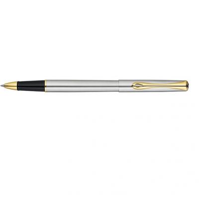 კალამი როლერი DIPLOMAT Traveller Stainless Steel Gold F 20000651