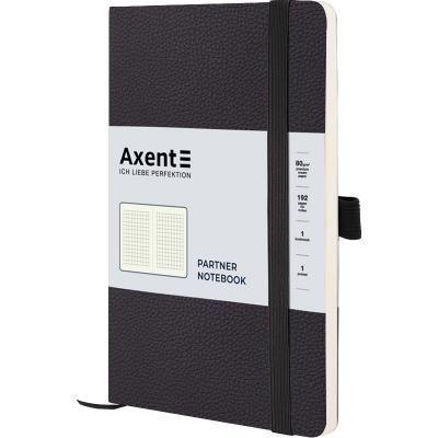 ბლოკნოტი ჩასანიშნი AXENT Panter Soft Skin 8616-01-A 125*195 შავი