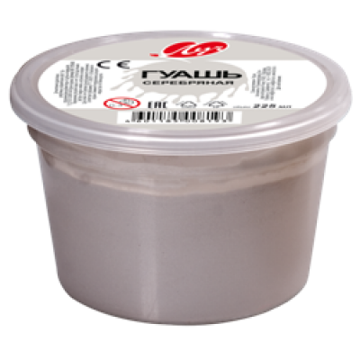 საღებავი გუაშის LUCH 225 მლ. Silver  19С 1318-08