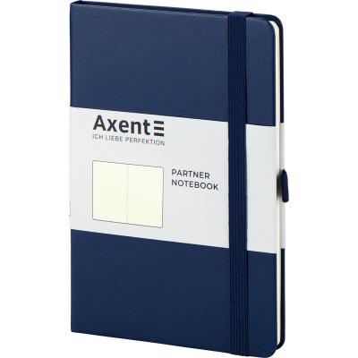 ბლოკნოტი ჩასანიშნი AXENT Partner 8307-02-A 125*195, 96ფ. ცარიელი ფურც, ლურჯი
