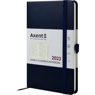 ბლოკნოტი  ყოველკვირეული AXENT 2023, 8505-23-02-A  ლურჯი