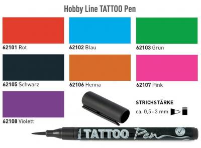 ტატუს მარკერი C-Kreul HOBBY LINE TattooPen Red 62101