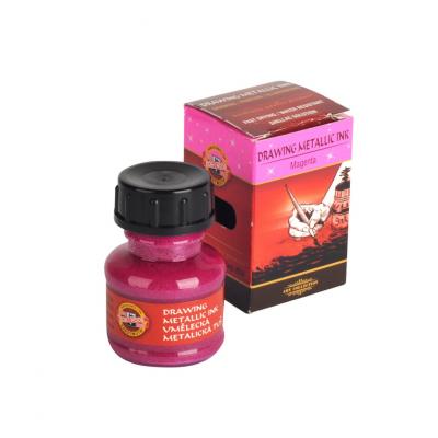 ტუში სამხატვრო koh-i-noor 0141731601KK 20გ. metallic Magenta 2316