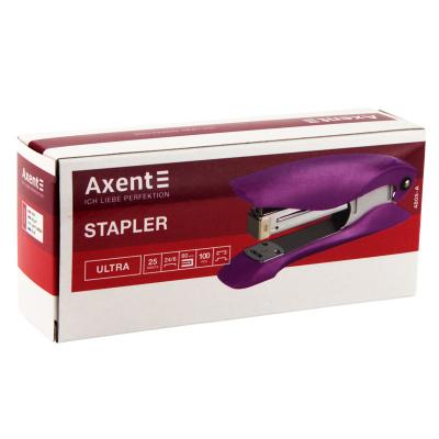 სტეპლერი AXENT Ultra 4805-10-А #24/6, 25ფ, ვარდისფერი