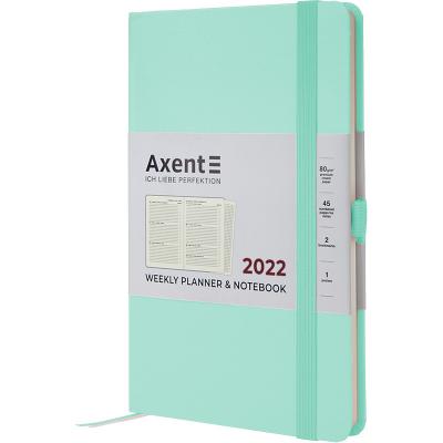 ბლოკნოტი  ყოველკვირეული AXENT 2022, 8505-22-44-A  Mint