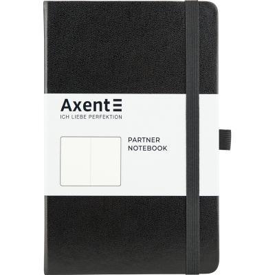 ბლოკნოტი ჩასანიშნი AXENT Partner 8307-01-A 125*195, 96ფ. ცარიელი ფურც, შავი