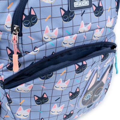 ზურგჩანთა სასკოლო GoPack Education GO22-175M-3 Funny cats