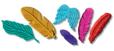 ტრაფარეტი ტექსტურისთვის STAEDTLER FIMO 8725 21  Feather