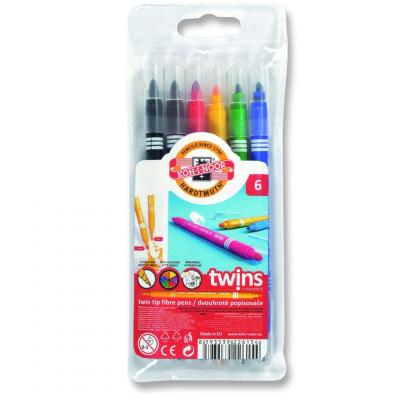 ფლომასტერი Koh-i-noor 771023JF02TE 6ფ. TWIN