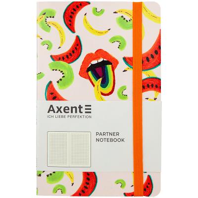 ბლოკნოტი ჩასანიშნი AXENT Partner BBH Soft 8212-03-A 125*195, 96ფ. უჯრა Fruits