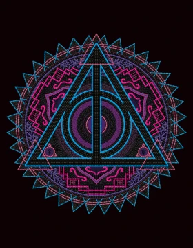 კრისტალური მოზაიკა Diamond Dotz DD10106 35.5 x 45.7 სმ Deathly Hallows