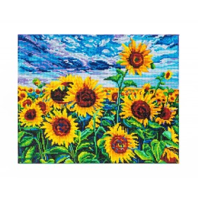 კრისტალური მოზაიკა Diamond Dotz DD345004 50*40სმ Landscape with Sunflowers