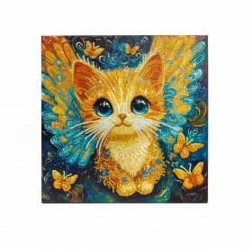 კრისტალური მოზაიკა Diamond Dotz DD343016 30*30სმ Kitten Angel