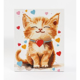 კრისტალური მოზაიკა Diamond Dotz DD342003 20*25სმ Darling Kitty