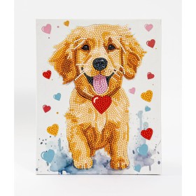 კრისტალური მოზაიკა Diamond Dotz DD342002 20*25 სმ Puppy Love